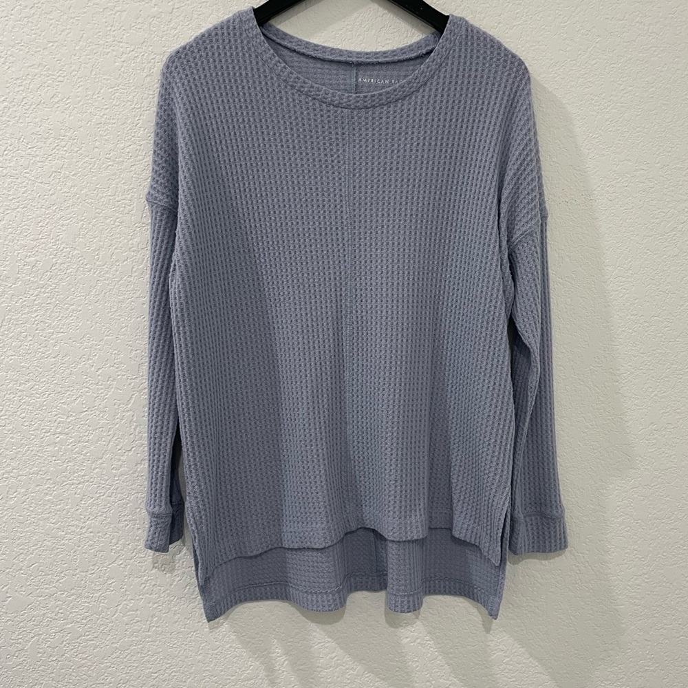 American Eagle Waffle Knit Tee